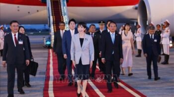 Thủ tướng Nhật Bản Takaichi Sanae bắt đầu thăm chính thức Việt Nam
