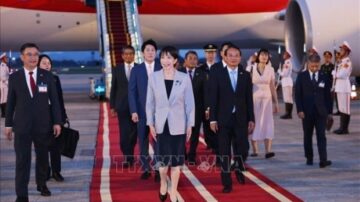 Thủ tướng Nhật Bản Takaichi Sanae bắt đầu thăm chính thức Việt Nam