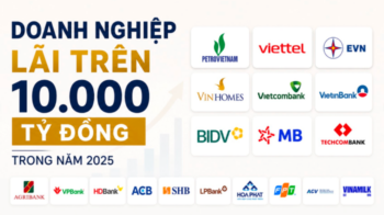 CLB doanh nghiệp Việt lãi vạn tỷ: Vinhomes lẻ loi giữa dàn doanh nghiệp Nhà nước ở top đầu, 12 đơn vị đạt cột mốc tỷ đô