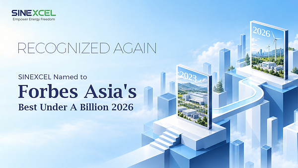 SINEXCEL được vinh danh trong danh sách Best Under A Billion 2026 của Forbes Asia lần thứ hai